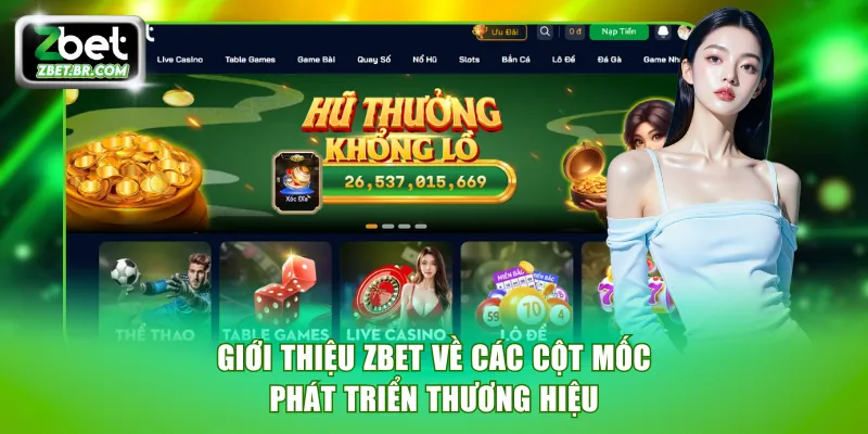 Giới thiệu ZBET về các cột mốc phát triển thương hiệu