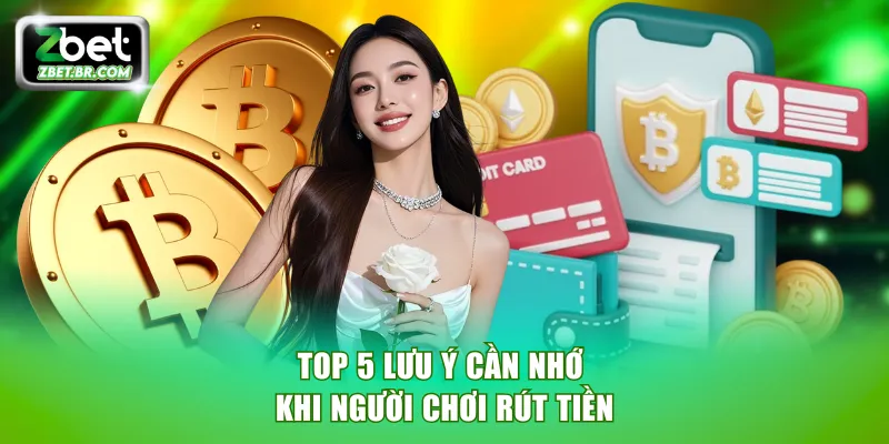 Top 5 lưu ý cần nhớ khi người chơi rút tiền